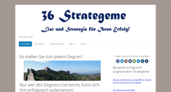 Desktop Screenshot of 36-strategeme.de