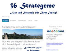 Tablet Screenshot of 36-strategeme.de